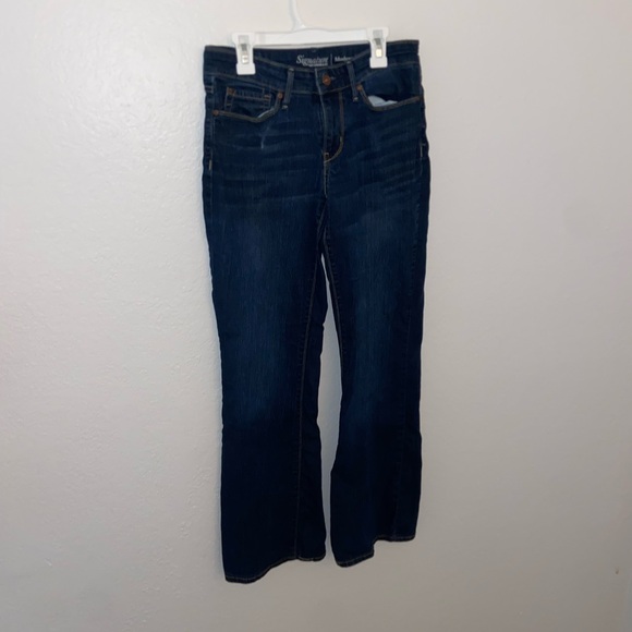 Levis Straus jeans country super cute hipster blue modern boot cut denim pants - Picture 15 of 16